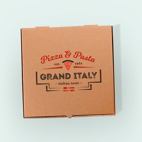12 Inch Digital Printed Pizza Boxes (Overprinted)