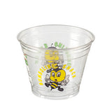 9oz printed pet cup - full colour printed plastic cup