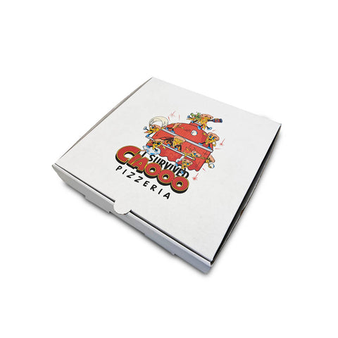 10 Inch Digital Printed Pizza Boxes (Overprinted)