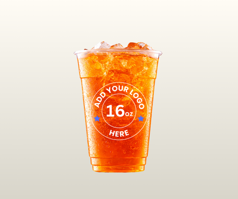 16oz Personalised Plastic Cups - RPET 100% Recyclable