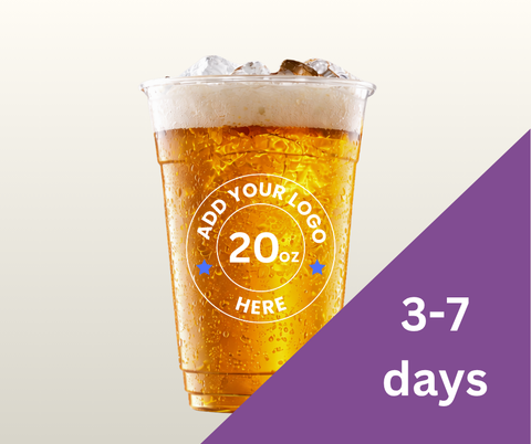 20oz Express Personalised Plastic Cups - RPET 100% Recyclable