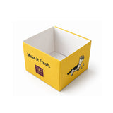 4oz Custom Printed Square Flat Pack Ice Cream Tub