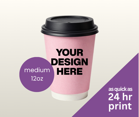 Express 12oz Double Wall Custom Branded Coffee Cups