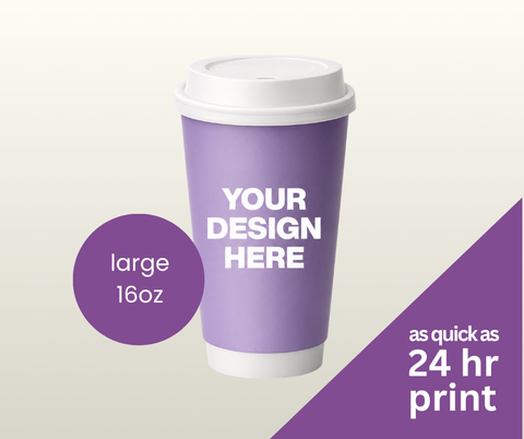 Express 16oz Double Wall Custom Branded Coffee Cups