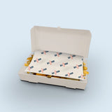 greaseproof paper for 10 inch fish and chip box