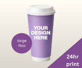 Express 16oz Double Wall Custom Branded Coffee Cups