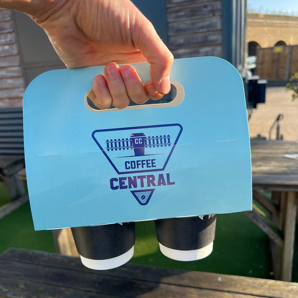 Custom Coffee Cup Carriers (2 Cups) - PackGenie