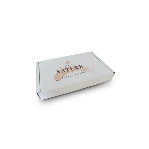 Personalised Letterbox Boxes 160mm x 110mm x 20mm White / Brown