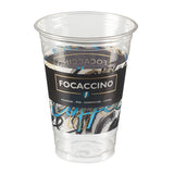 16 oz printed plastic cup with logo on