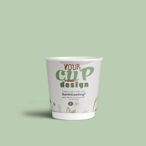 4oz reCUP Single Wall Recyclable Cups with EarthCoating®