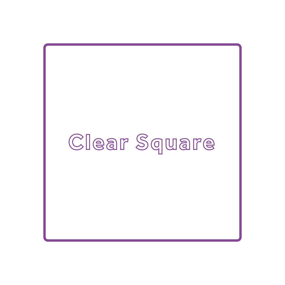 Transparent Sticker Square Square - Clear Waterproof Vinyl Printed Stickers / Labels – PackGenie