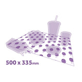 printed greaseproof paper sizes