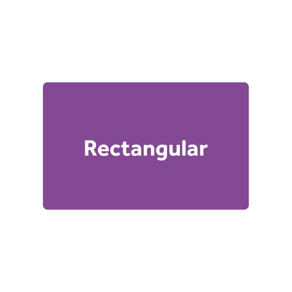 137 x 92mm Rectangle Stickers - Premium Paper