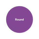 37mm Round Metallic Stickers