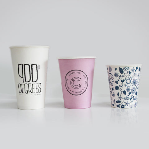 12oz Single Wall PE Custom Branded Coffee Cups