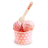 branded ice cream spoons