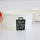 personalised ice cream cups