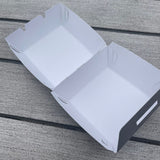 Custom Burger Boxes - Flat Pack Clamshell