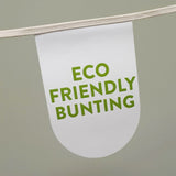 custom printed eco friendly bunting