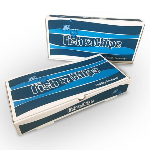 Personalised Fish & Chip Boxes Small 9"