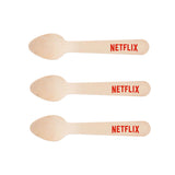 printed wooden cutlery