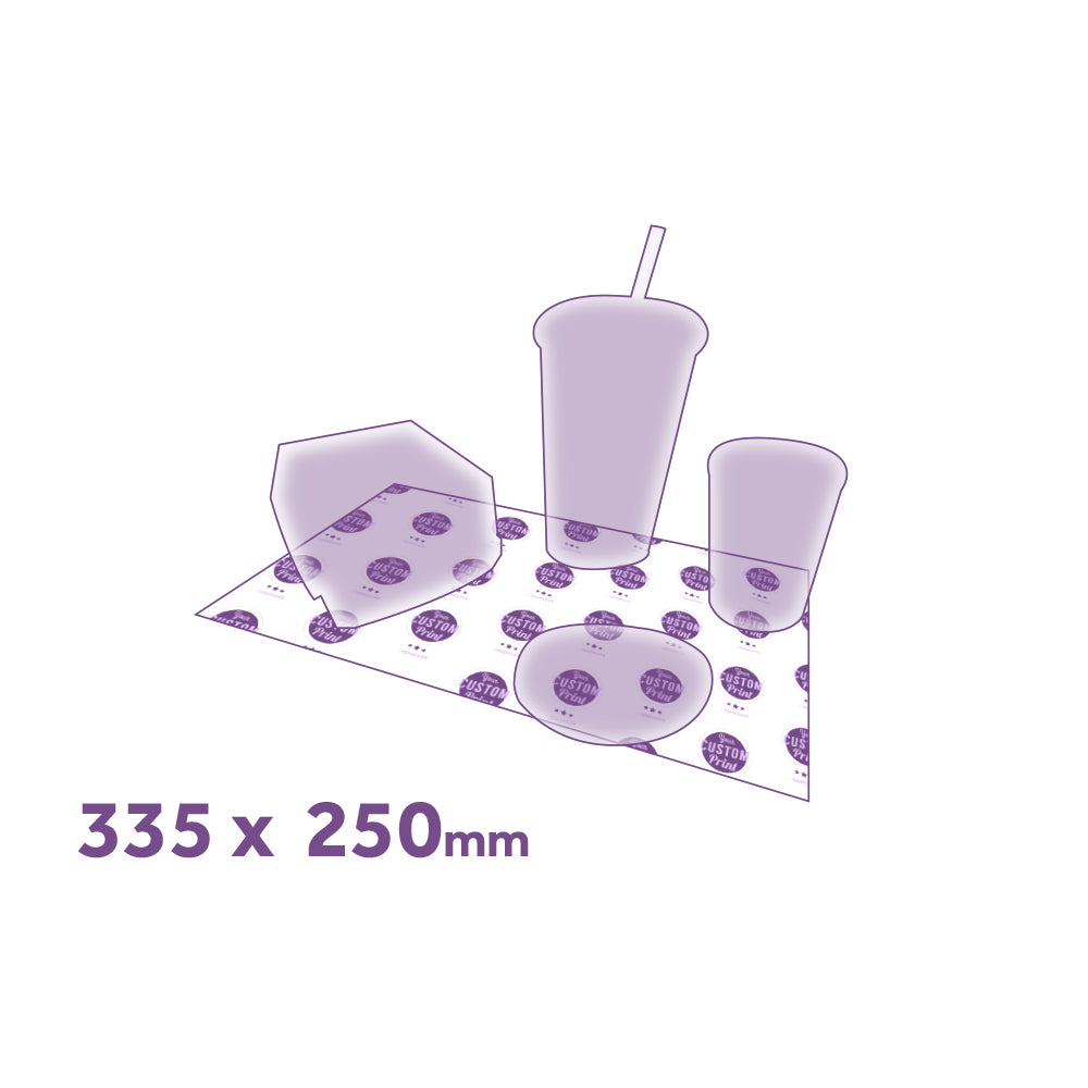 custom printed butcher paper - various sizes for butcher / fish monger / garden nurseries