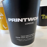 12oz Plastic Free Double Wall Custom Branded Coffee Cups