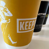 16oz Plastic Free Double Wall Custom Branded Coffee Cups