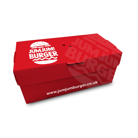 Custom Burger Meal Boxes - Medium