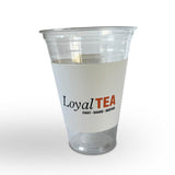 cup sleeves for clear plastic glasses