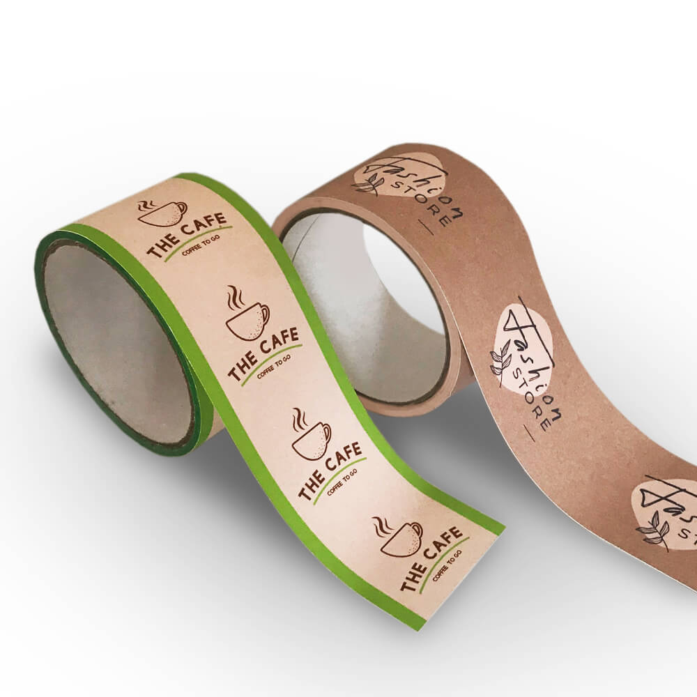 Paper Custom Packaging Tape (50mm x 50m) PackGenie