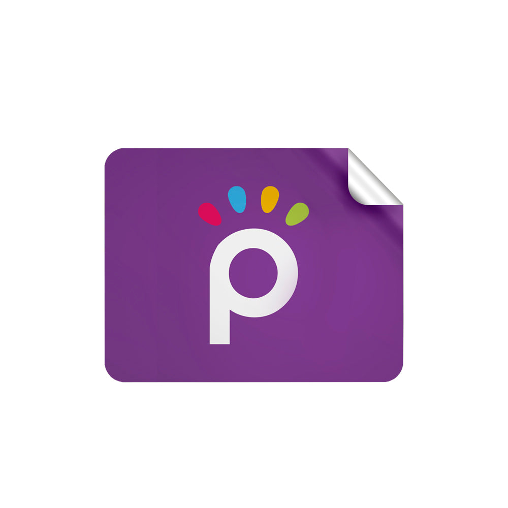 80 x 45mm Rectangle Stickers - Polypropylene - PackGenie