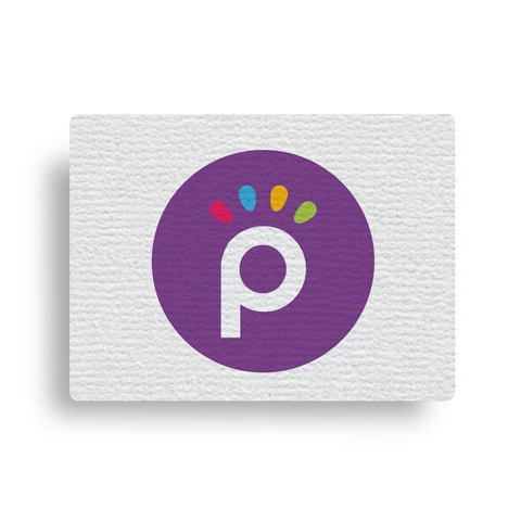 80 x 45mm Rectangle Stickers - Textured Paper