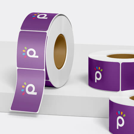 Rectangular Stickers - Premium Paper on Rolls - PackGenie