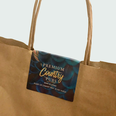 Custom Tamper Evident Stickers for Bags
