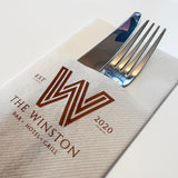 The Winston printed pocket napkins