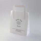 printed flat handle bags